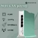 Роутер MikroTik hAP ax lite голубой