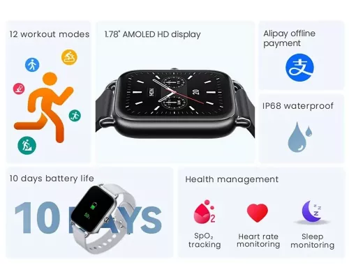 Смарт-часы HAYLOU RS4 LS12