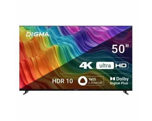 Телевизор DIGMA DM-LED50UBB33 черный