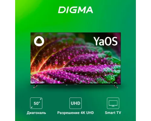 Телевизор DIGMA DM-LED50UBB33 черный