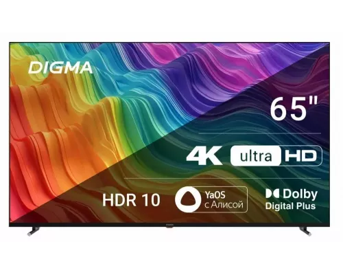 Телевизор DIGMA DM-LED65UBB33 черный