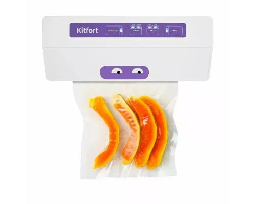 Вакуумный упаковщик Kitfort КТ-1523-1 белый/фиолетовый