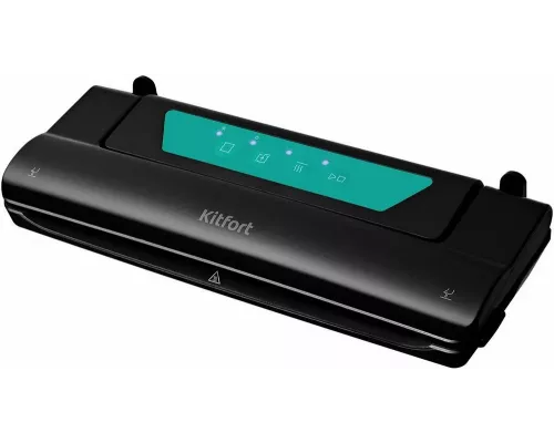 Вакуумный упаковщик Kitfort КТ-1528-3 черный/бирюзовый