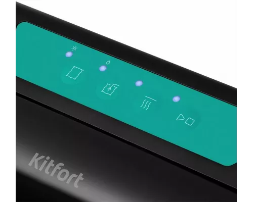 Вакуумный упаковщик Kitfort КТ-1528-3 черный/бирюзовый