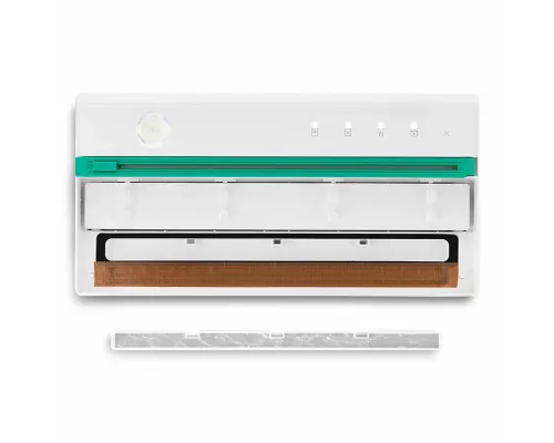 Вакуумный упаковщик Kitfort КТ-1540 белый/зеленый