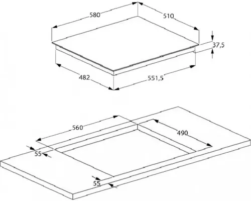 Варочная поверхность Beko HIC 64402 X