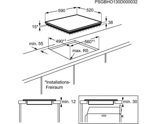 Варочная поверхность Electrolux EHF6232IOK