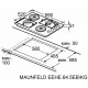 Варочная поверхность MAUNFELD EEHE.64.5EB/KG черный
