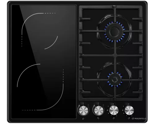 Варочная поверхность MAUNFELD EEHE.642VC.3CB/KG черный