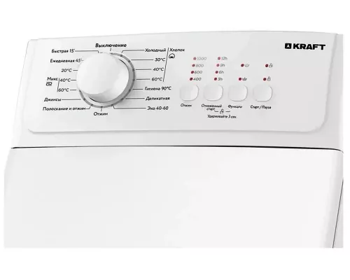 Вертикальная стиральная машина KRAFT KF-UME6201W белый