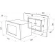 Встраиваемая микроволновая печь MAUNFELD MBMO.25.8S нерж.сталь