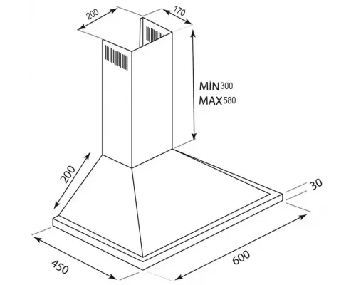 Вытяжка il Monte KH-DOME 6004 WH