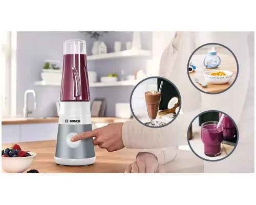 Блендер Bosch MMB2111T серебристый