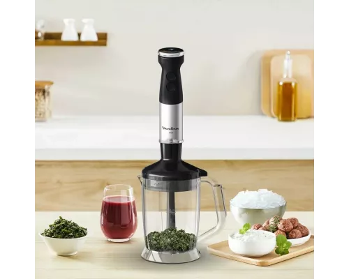 Блендер Moulinex DD67L810 серебристый/черный