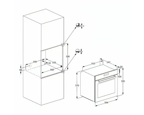 Духовой шкаф Beko BBIM13300X черный