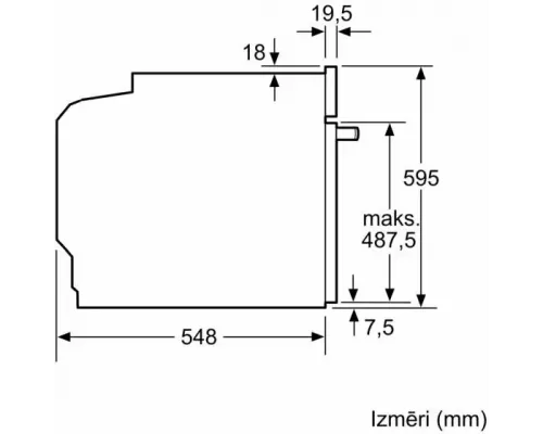 Духовой шкаф Bosch HBG7721B1 черный