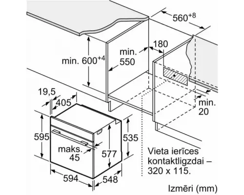 Духовой шкаф Bosch HBG7721B1 черный