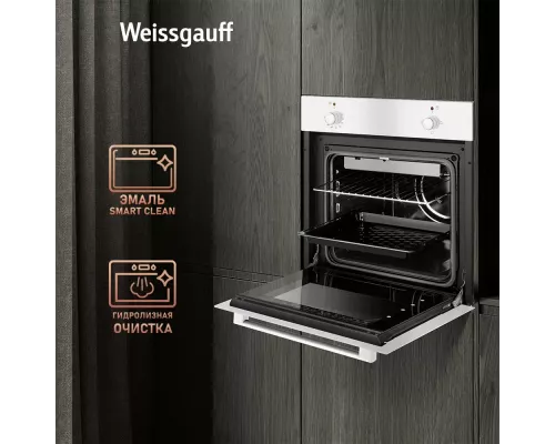 Духовой шкаф Weissgauff EOM 180 W белый