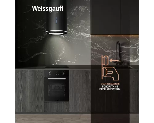 Духовой шкаф Weissgauff EOY 451 PDB черный