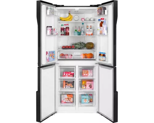 Холодильник MAUNFELD MFF182NFSBE черный