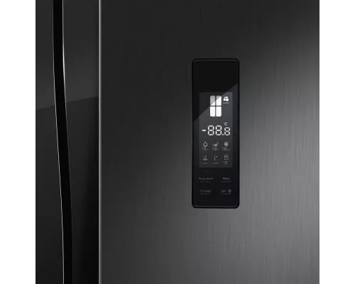 Холодильник MAUNFELD MFF182NFSBE черный