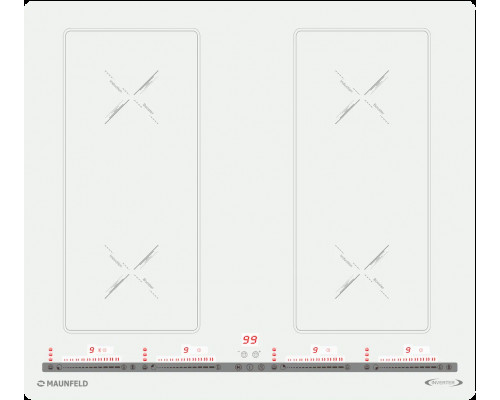 Индукционная варочная панель Maunfeld CVI594SB2WHA Inverter
