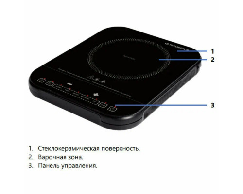 Индукционная плитка Maunfeld EFI301TBK