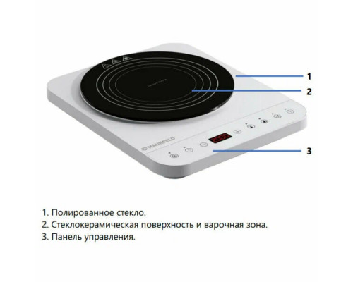 Индукционная плитка Maunfeld EFI271TWH