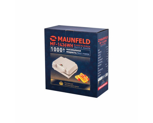 Вафельница MAUNFELD MF-1436WH белый