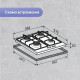 Газовая варочная панель Zigmund & Shtain MN 197.61 B