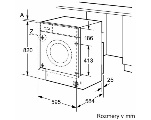 Встраиваемая стиральная машина Bosch WKD28543EU