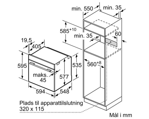 Духовой шкаф Bosch HBG7721B1 черный