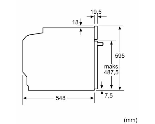 Духовой шкаф электрический Bosch HMG976RB1S черный