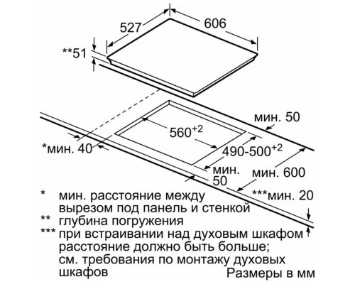 Индукционная варочная поверхность Bosch PXX675DV1E черный