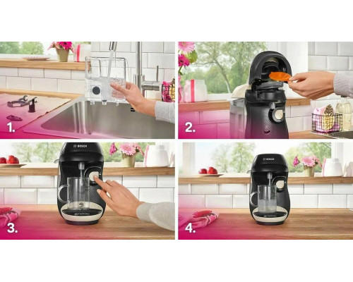 Кофеварка капсульная Bosch Tassimo TAS1007 бежевый/черный