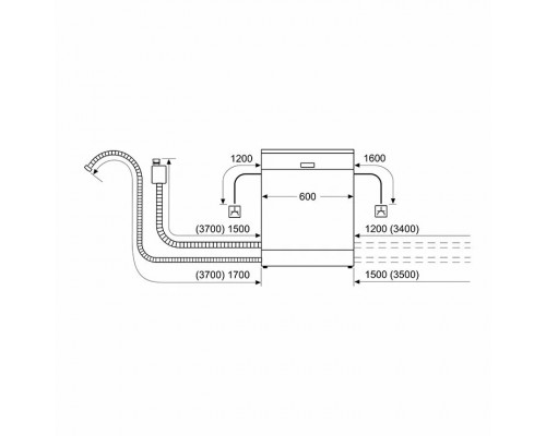 Встраиваемая посудомоечная машина Bosch SMV4HTX28E