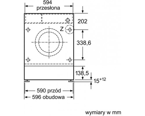 Встраиваемая стиральная машина Bosch WIW28542EU