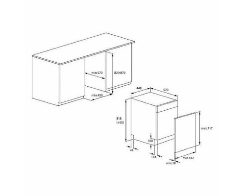 Встраиваемая посудомоечная машина Beko BDIS38121Q