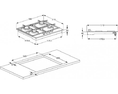 Варочная поверхность Beko HIAG 64235 SX