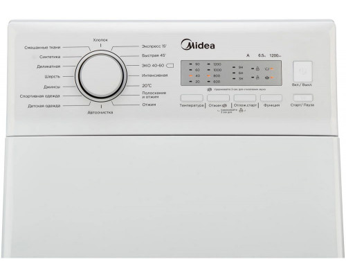 Вертикальная стиральная машина Midea MFE11W65/W-C