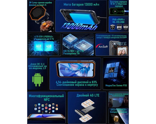 Смартфон Blackview BV6200 Pro 6/128GB Green Смартфон Blackview BV6200 Pro 6/128GB Green