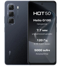 Смартфон Infinix Hot 50 6/256Gb Sleek Black