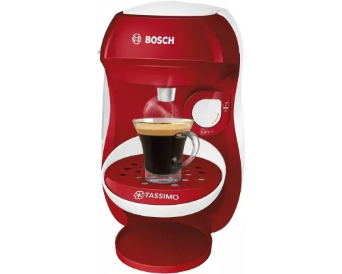 Кофемашина Bosch Tassimo TAS1006 Happy красный