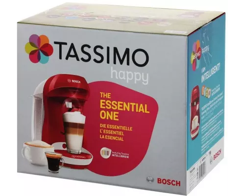 Кофемашина Bosch Tassimo TAS1006 Happy красный