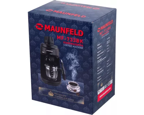 Кофемашина MAUNFELD MF-733BK