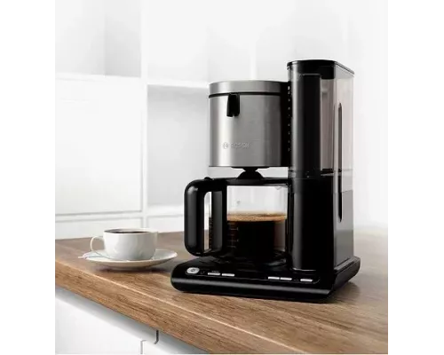 Кофеварка Bosch TKA8633 черный/серебристый