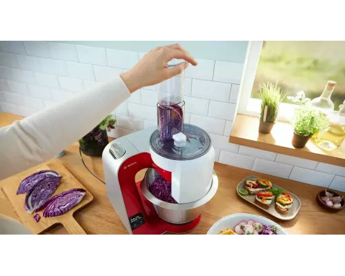 Кухонный комбайн Bosch MUM5X720 красный/серый