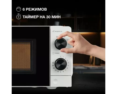 Микроволновая печь Hyundai HYM-M2049 белый/черный