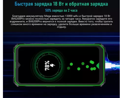 Смартфон Blackview BV6200 Pro 6/128GB Black