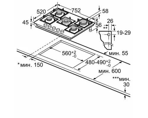 Варочная поверхность Bosch PPQ7A6B20